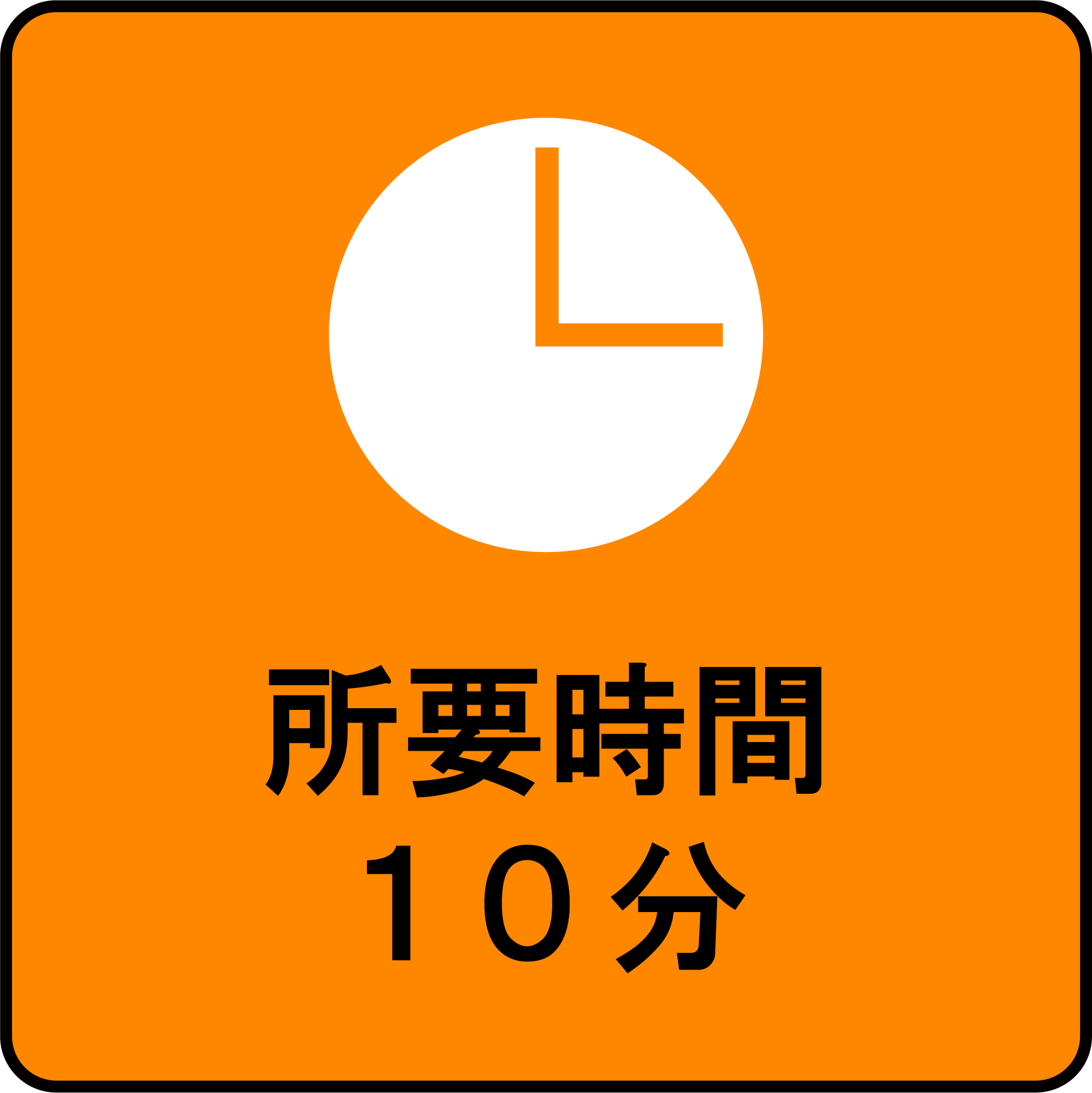 所要時間：10分